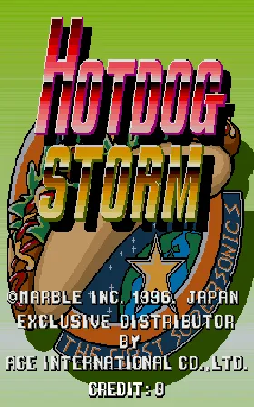 Hotdog Storm screen shot title